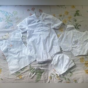 SOMETHING PRETTY CHRISTENING SET BOY Size 24 MOS